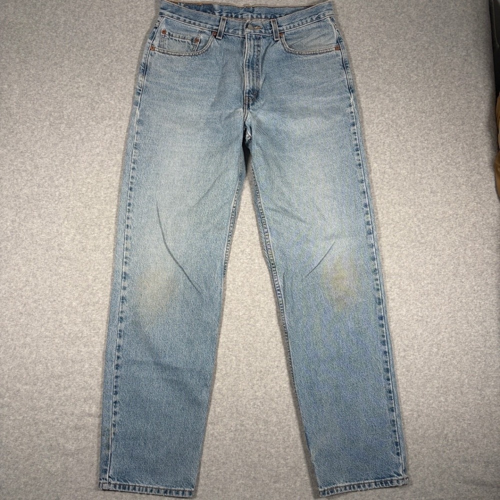 Levi's Jeans Men 34x34 Light Wash 550 Relaxed Fit VTG 2000s